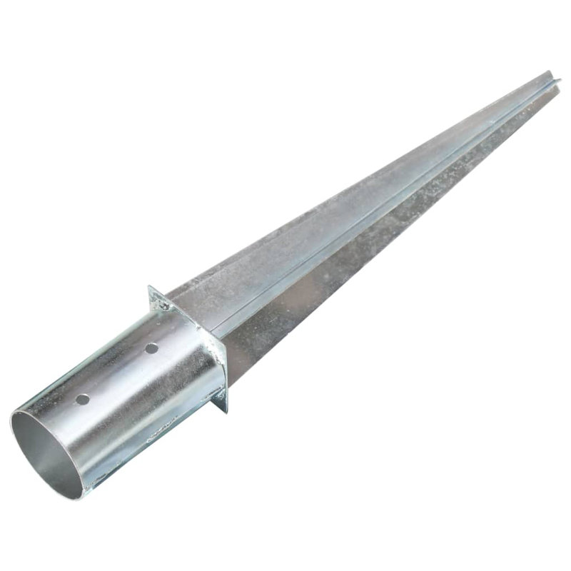 Derwood 61cm H x 8cm W Silver Metal Fencing, 61cm H x 8cm W x 8cm D