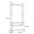 Stainless Steel Coat Rack with Storage-111874895
