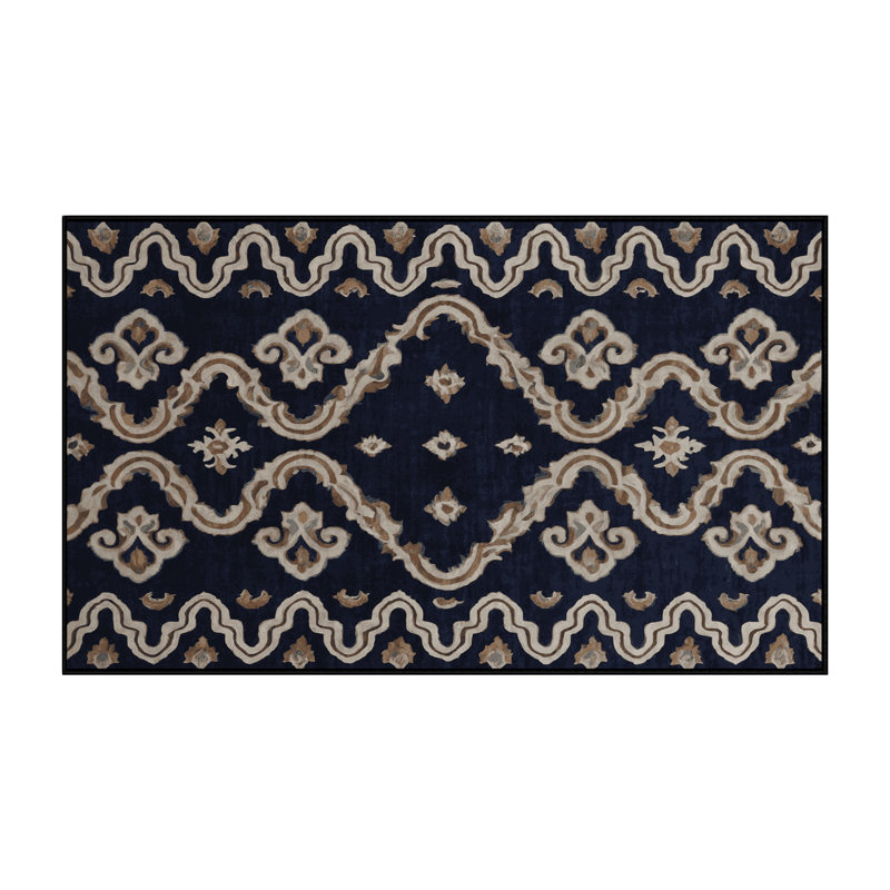Tapis gris lavable à la machine, Tapis de couloir 2 pi x 5 pi