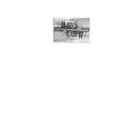 Bridge & Cathedral Reflection Wall Plaque, design by Robin Vandenabeele