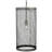 1 - Light Matte Clear Single Pendant