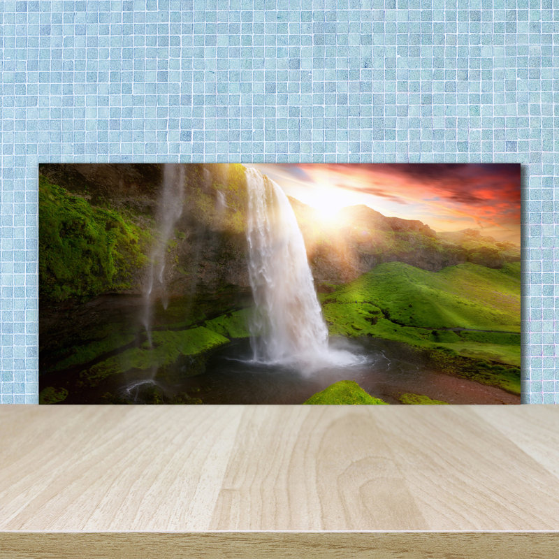 Floman 50cm W x 100cm L Glass Peel and Stick Panel