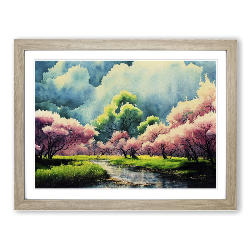 Spring Forest Watercolour Vol.1 - Single Picture Frame Print