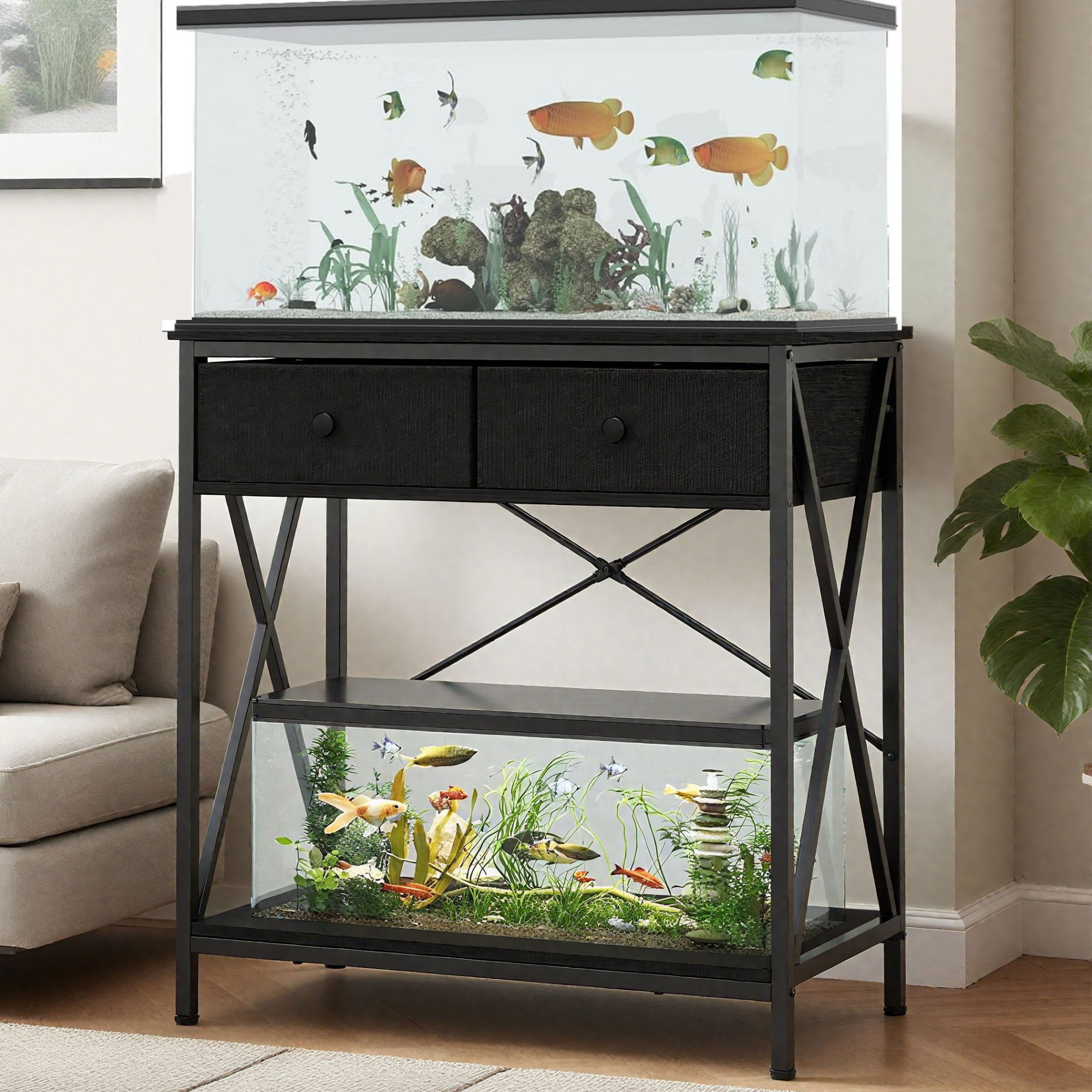Aquarium Stand for Living Rooms: Stylish & Space-Saving Designs