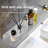Bathroom Wall Shelf - No-Drill Hanging Storage Organizer-1822138290