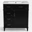 Meuble-lavabo simple 30 po avec comptoir en céramique-1855661386