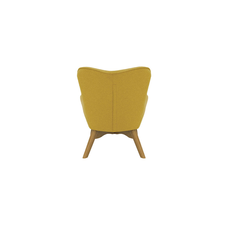 Wimbled Children's Club Chair, Yellow/Light Oak