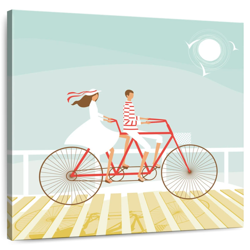 Senne, couple d'été à vélo