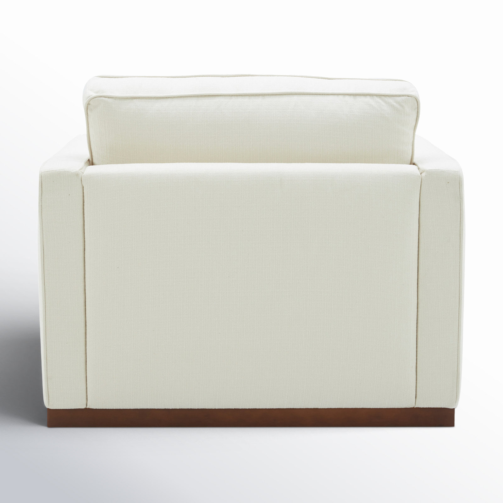 Bobbi Linen Armchair, Flannigan Cotton White Performance Weave