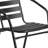 Amlie 31.5" Square Glass Dining Table with 4 Aluminum Chairs-46535393