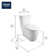 Toilette allongée deux pièces Essence 1,28 GPF (économe en eau) (siège inclus)