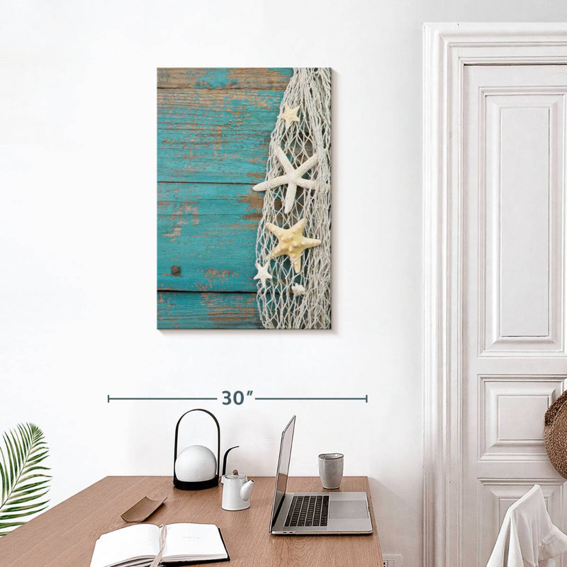 Aletra Starfish In Tangled Net, 30" H x 20" W