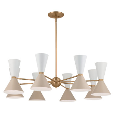 Lustre classique à 16 lumières Phix