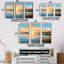 Coucher de soleil océan mosaïque - art mural Pop Art-1570328304-1570328318