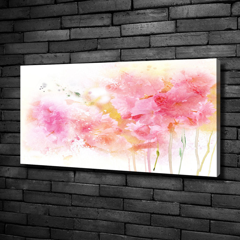 Flowers - Wrapped Canvas Print