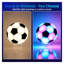 Veilleuse ballon de soccer RVB, lampe de football à DEL intelligente avec application et télécommande, 16 millions de couleurs et plus, synchro musicale, décor de bureau USB rechargeable pour chambre d'enfant