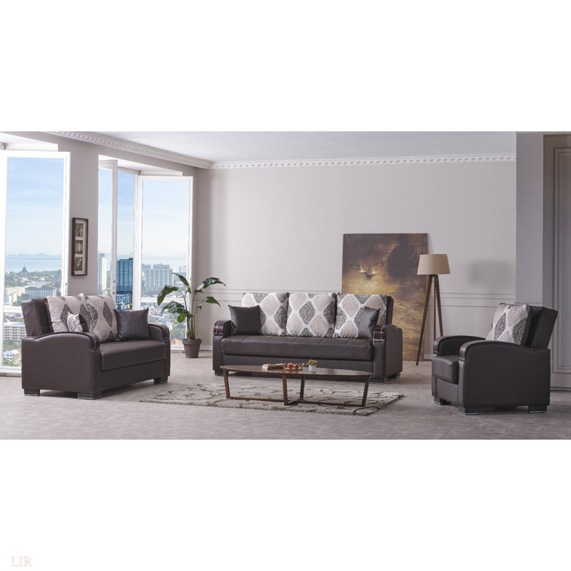 Causeuse convertible avec rangement PrimeNest