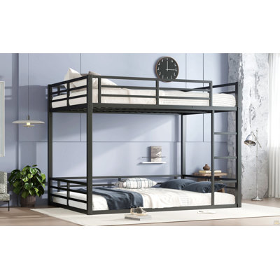 Metal Queen Over Queen Bunk Bed