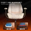 Chaise de bureau pivotante ergonomique Albaugh avec vérin à gaz réglable-396355579