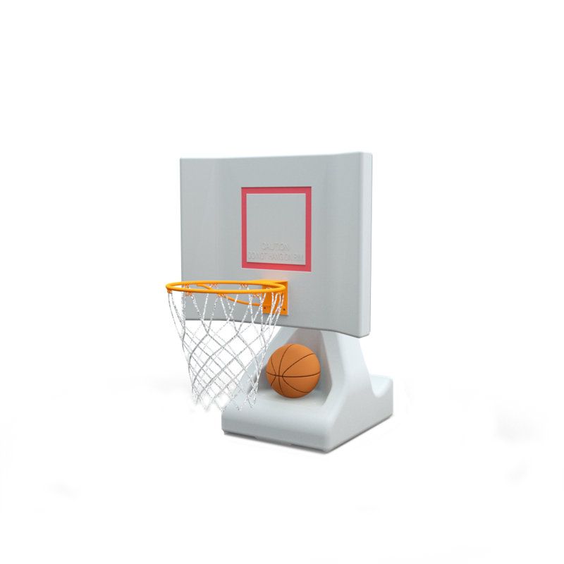 Panier de basketball extérieur 44,13 po (ballon inclus)