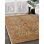Tapis brun à motif oriental-1997047942