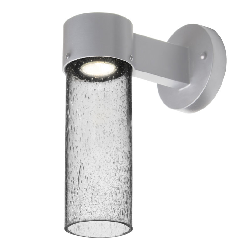 Cattalina Wall Light, Silver, 17.5" H x 5" W x 8.5" D, Moss