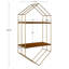 Moby Hexagon Metal Accent Shelf