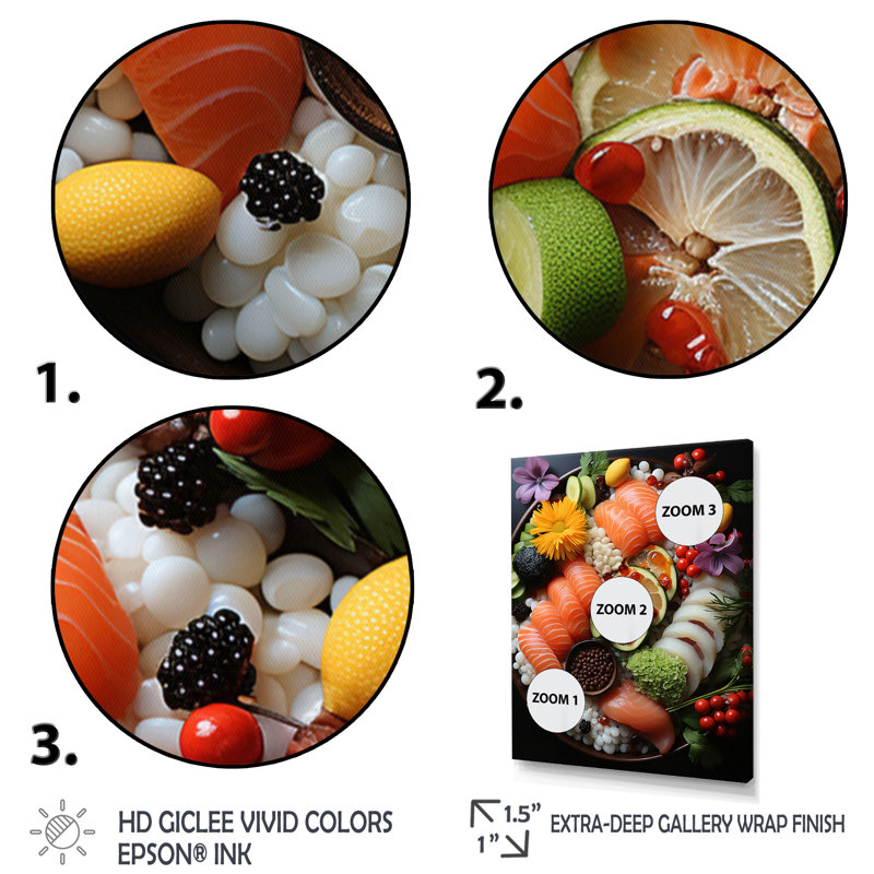 Aliments et boissons, reproduction d'art sur toile, Encadrement doré, H 32 po x l 16 po x P 1 po