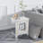 Jiyah Mirrored Glass Top End Table