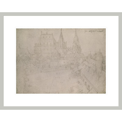 «The Minster at Aachen» par Albrecht Dürer, impression giclée sur cadre