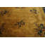 Tapis des années 1920 antique à motif floral chinois, jaune, or et orange