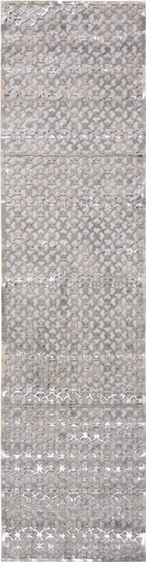 Chemin de table Viraj, Beige/Argenté