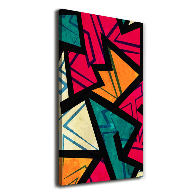 Geometric Background - Wrapped Canvas Print