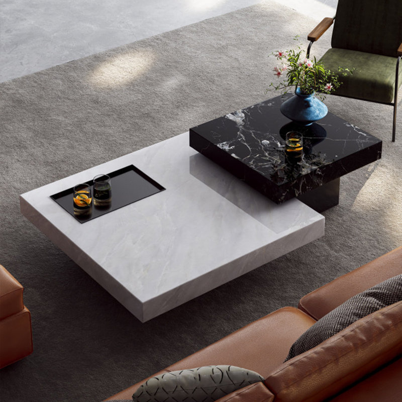 Table basse 43,31 po, 11,81 po H x 43,31 po L x 43,31 po l