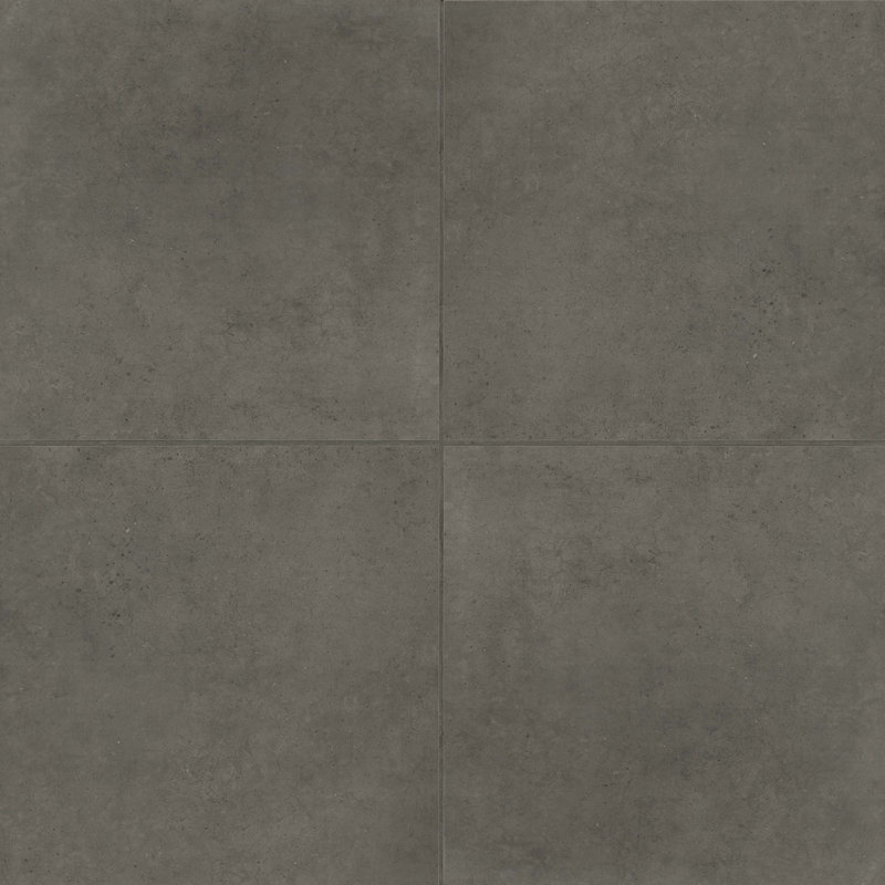 Materika 32" x 32" Porcelain Concrete Look Wall & Floor Tile, Mud