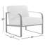 Fauteuil d'appoint en cuir véritable 25 po Allex Mason-125826198-125826196
