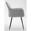 Beaury Fabric Armchair in Grey