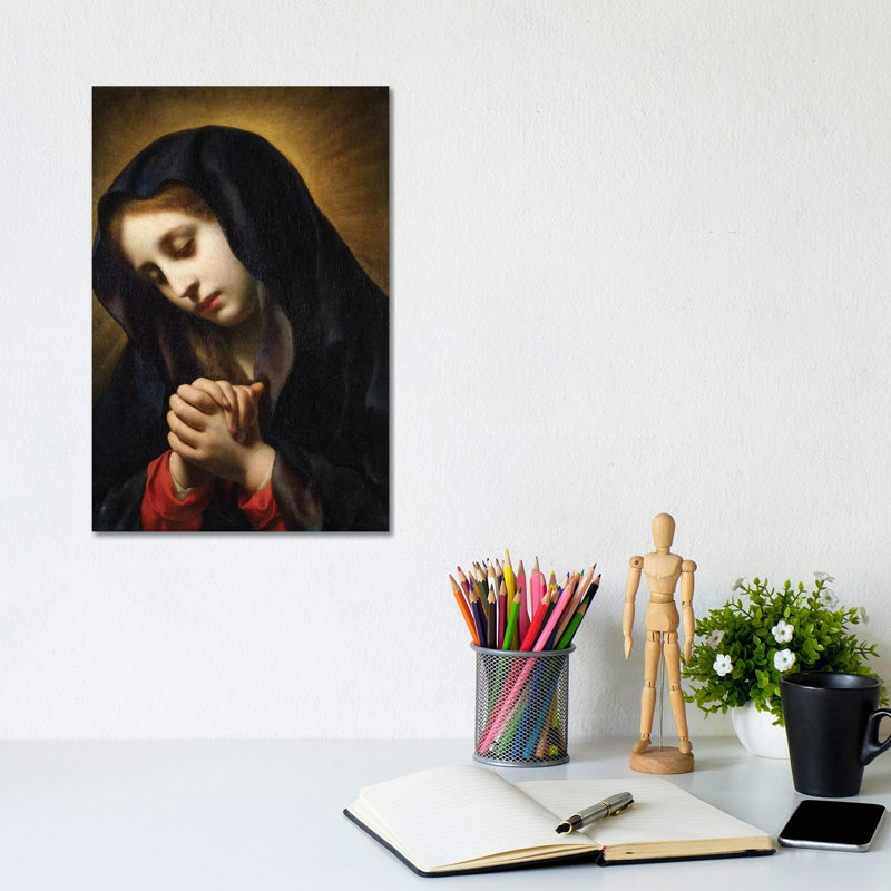 The Virgin Of The Annunciation, C.1653-55 by Carlo Dolci - Wrapped Canvas Painting, 20.32 cm H x 30.48 cm W
