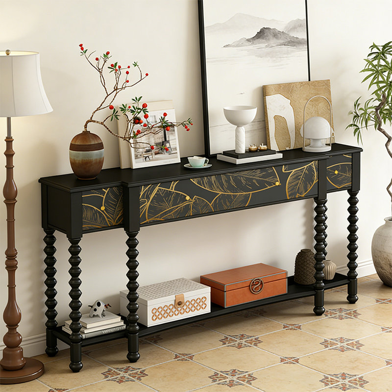 Console à tiroirs de style français moderne
