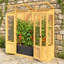 6.5 Ft W x 2 Ft D Lean-to Holme Greenhouse