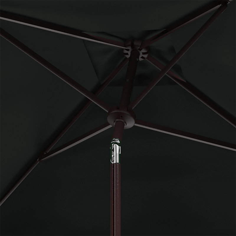 Parasol de marché carré 7,5 pi Lincoln, Vert foncé