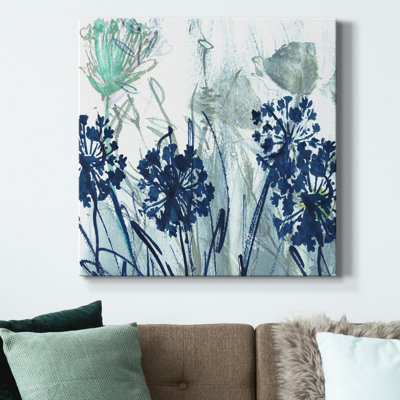Indigo Field I - Reproduction d'art sur toile tendue