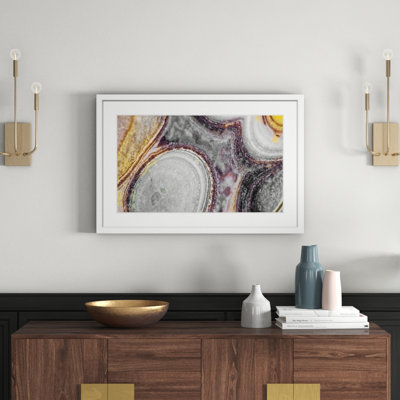 Iced Mountain Lake - Single Picture Frame Print