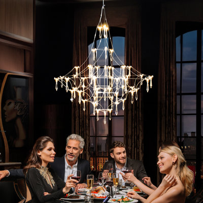 66 - Light LED Crystal Chandelier