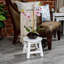 Repose-pieds Shyloh, tabouret en bois-826482798