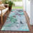 Machine Washable Indoor/Outdoor Jenning ACN2264 Floral Rug-1749406596