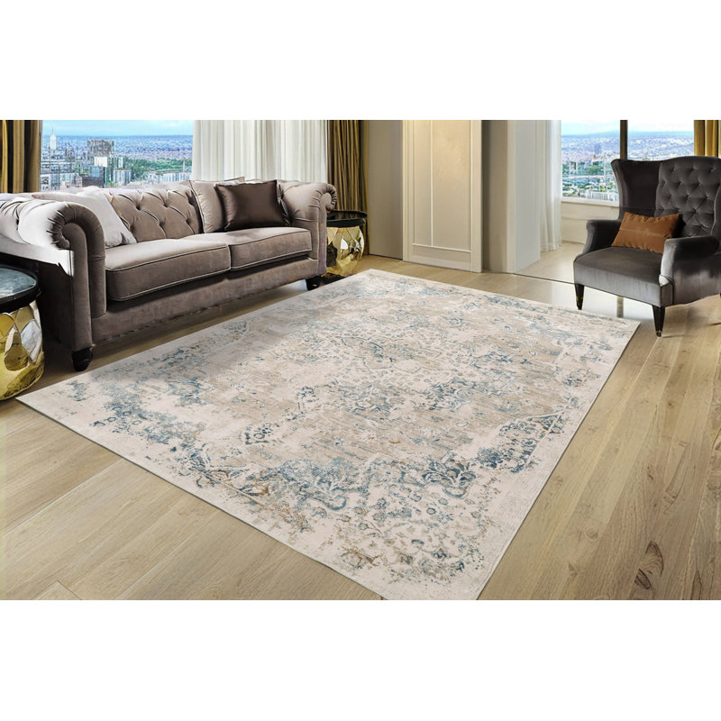 Tapis gris Grisby, Rectangle 9 pi 2 po x 12 pi 10 po