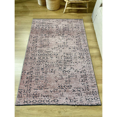 Tapis en coton Prescod avec envers antidérapant