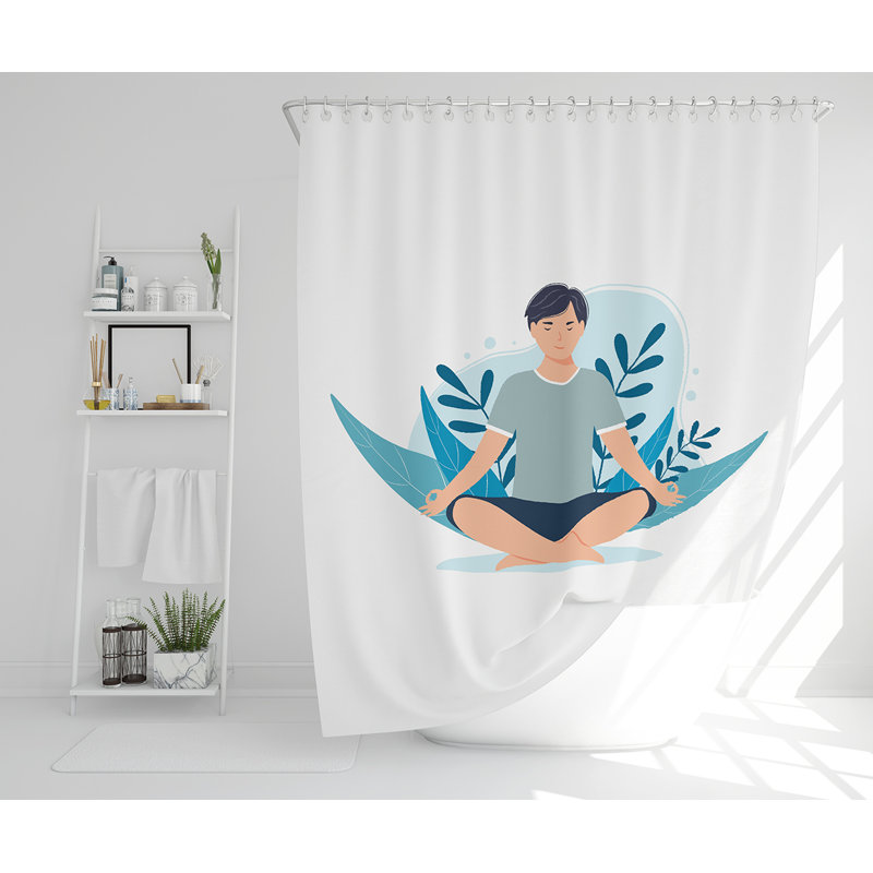 Elizajane 13 Piece Polyester Shower Curtain Set