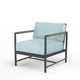 Esme Powder Coated Aluminum Outdoor Lounge Chair with Cushions